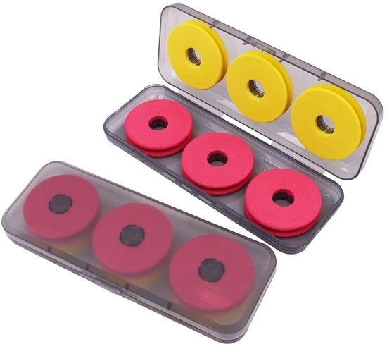 Accessori per Pesca - Schiuma per Pulire le Linee da Pesca - 12 pezzi - Schiuma per Linee da Pesca - Schiuma per Rollare - Magazzino per Linee da Pesca - Accessori - Leggero e Rapido - Magazzino per Linee da Pesca
