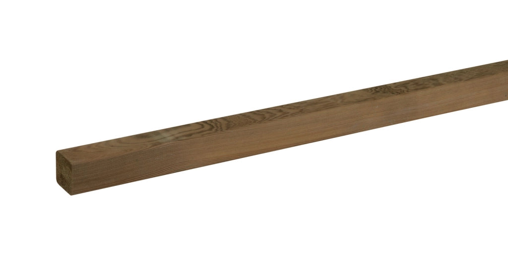 Confezione 6 Pezzi Profilo 4,5x4,5x200 cm in Legno di Pino Impregnato