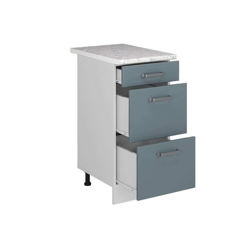 Vicco Base universale Grigio-blu 40 cm con cassetti