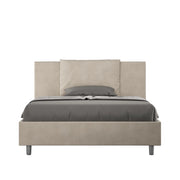 Letto Matrimoniale Extra Large 200x200 cm con Rete Antea Sabbia