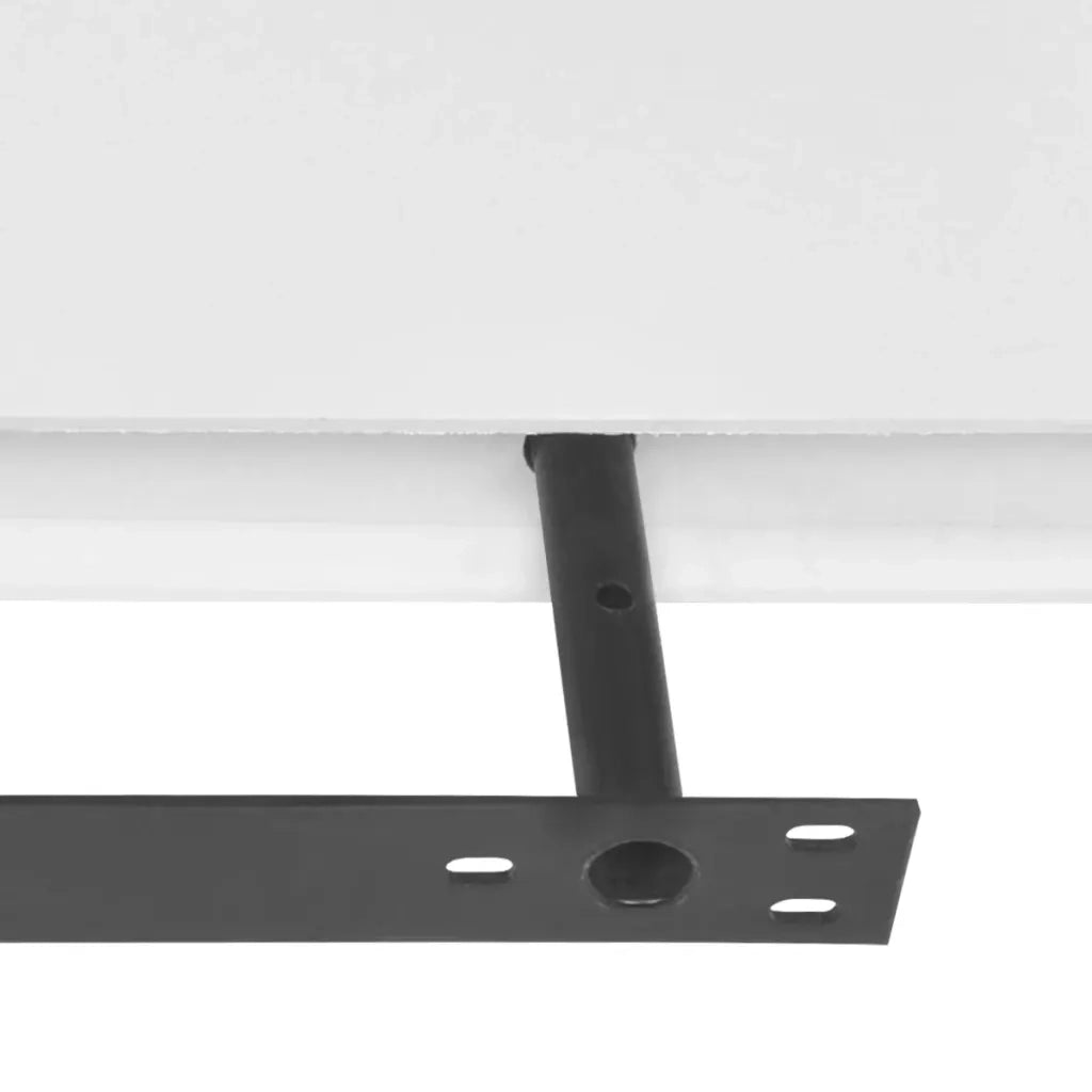 Mensole a Muro Bianche 2 pz in MDF per Libri/DVD 242185