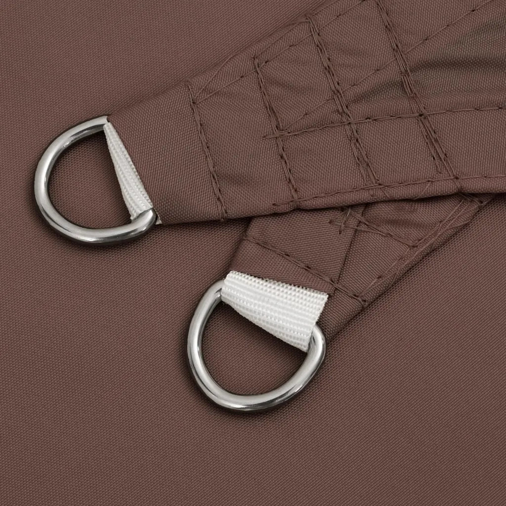 Parasole a Vela Oxford Rettangolare 2x5 m Marrone 135809