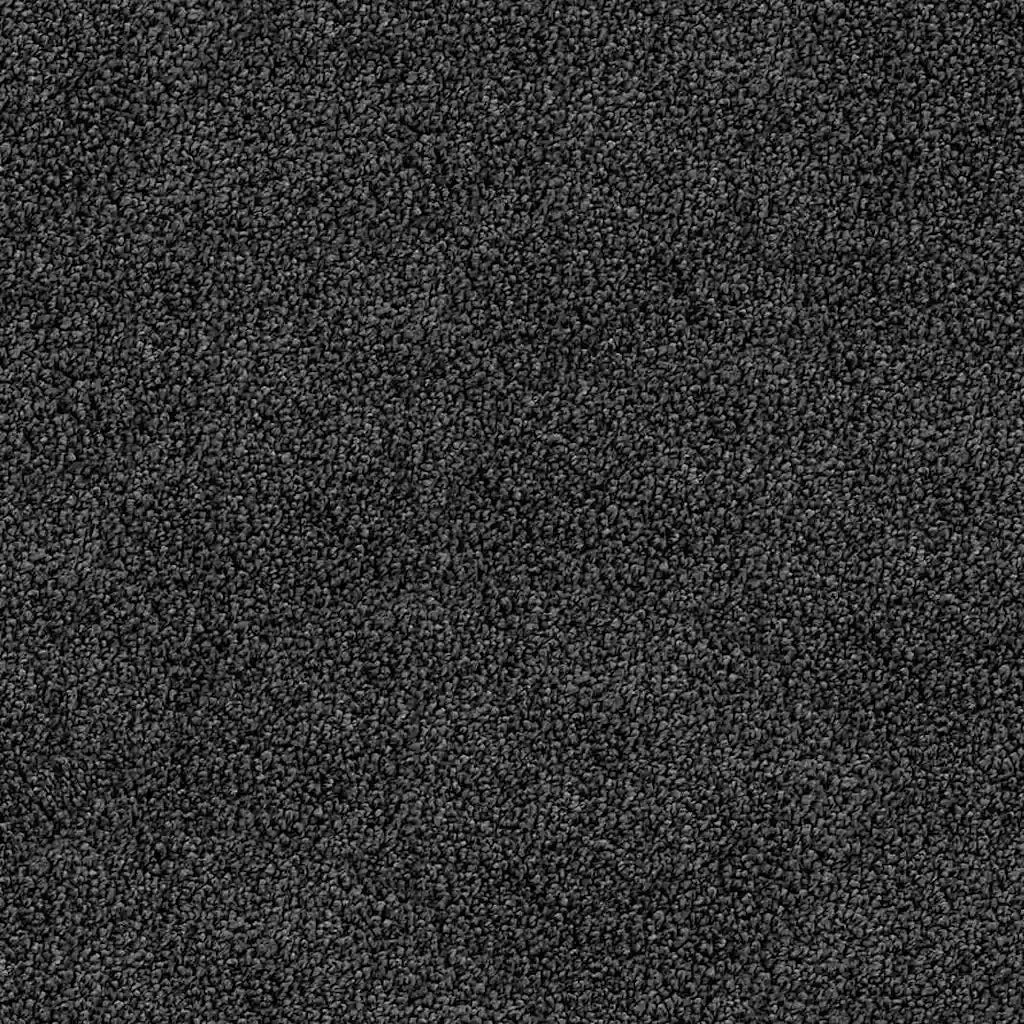 Tappeto Shaggy Antiscivolo Grigio scuro 120 x 120 cm PP 4019774