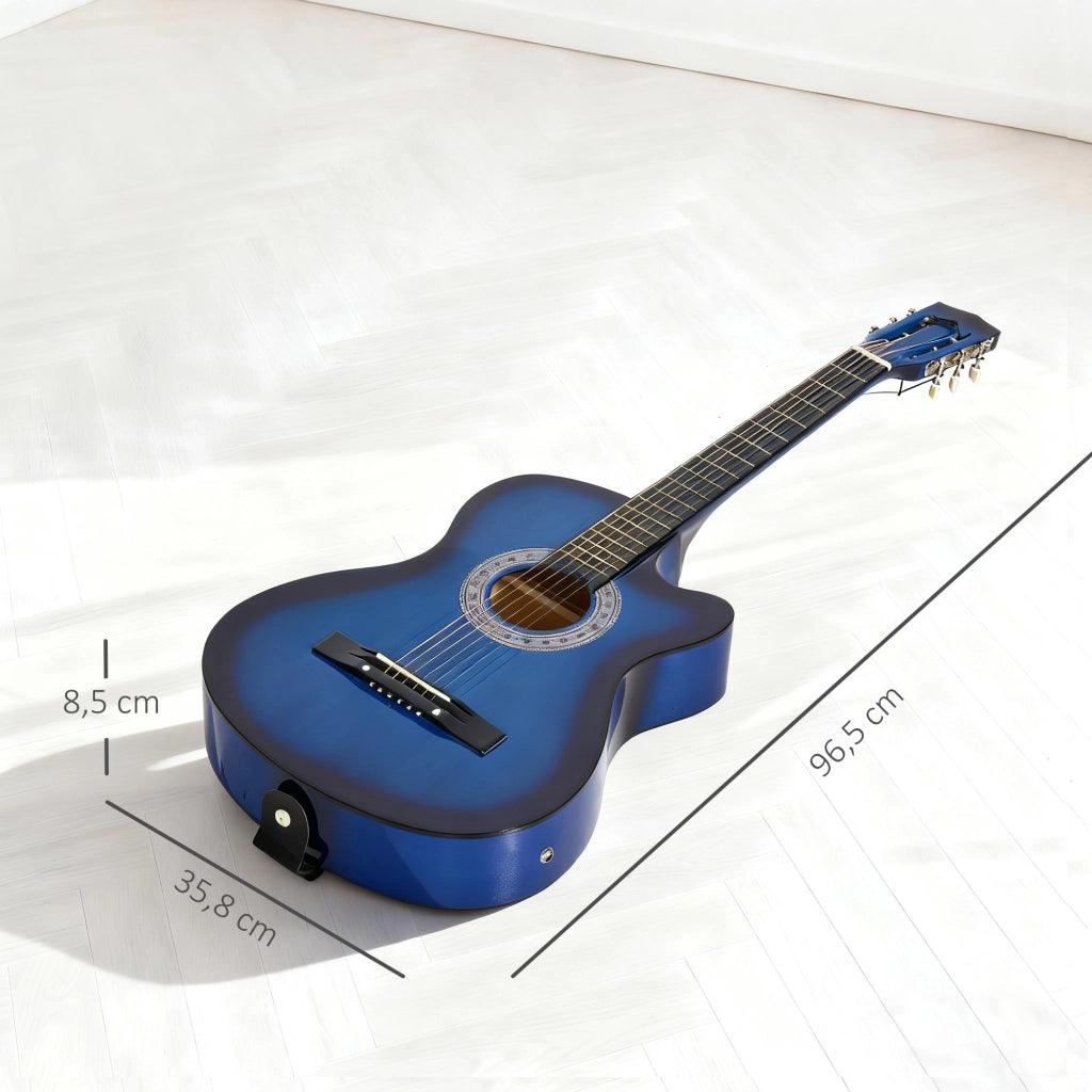 Kit chitarra elettrica ¨C Minimal ¨C 96,5x35,8x8,5cm, blu e nero