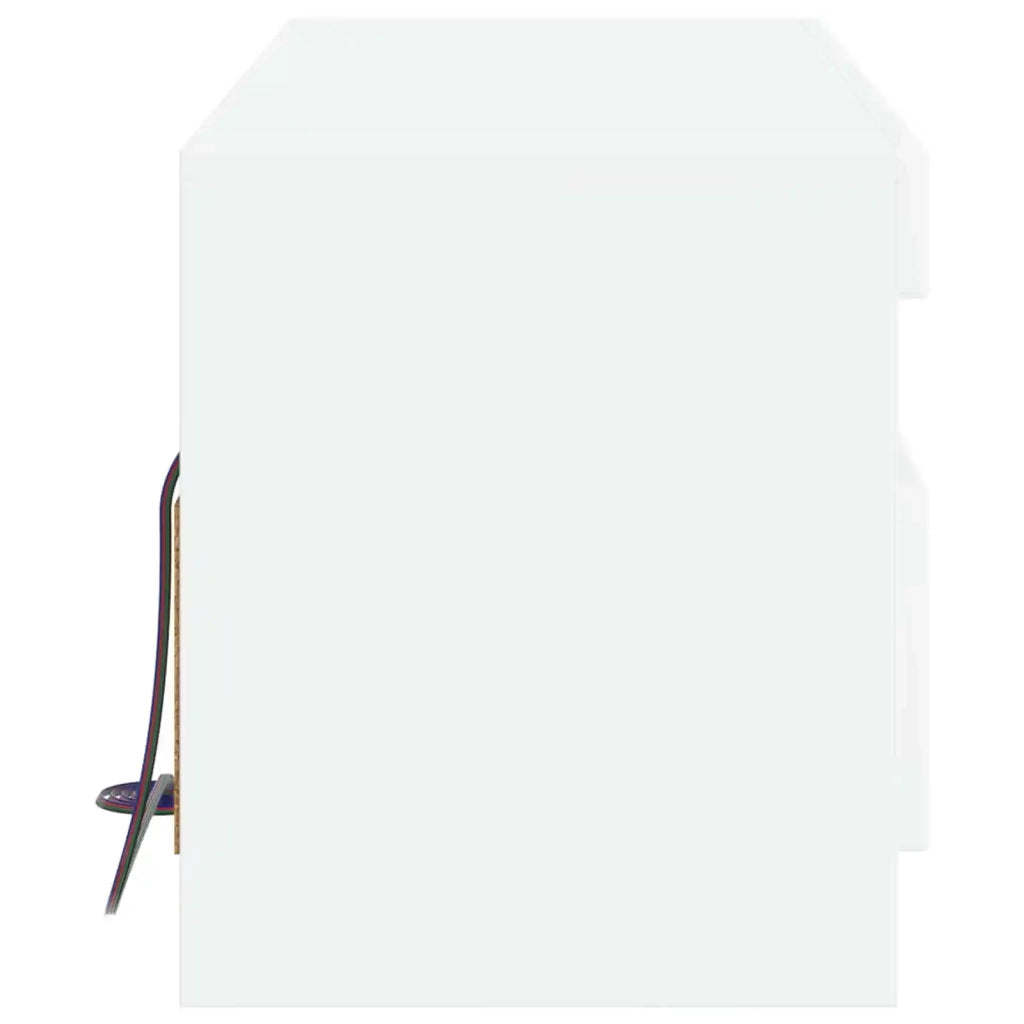 Mobile TV LED Bianco Legno ingegnerizzato 897875
