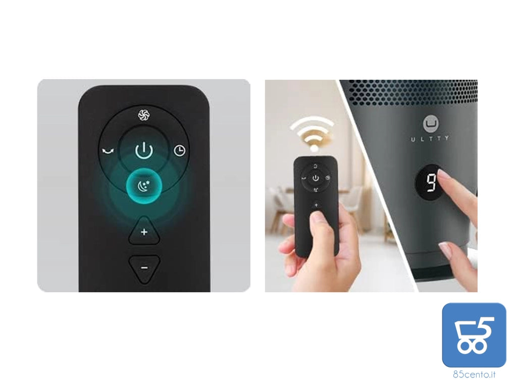 Telecomando per ventilatore purificatore d'aria con H13 HEPA | R21 ULTTY