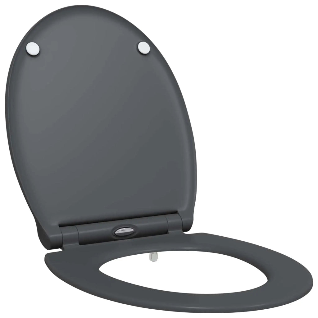 Sedile del WC Antracite 47 x 37,5 x 3,8 cm Duroplast 42002362