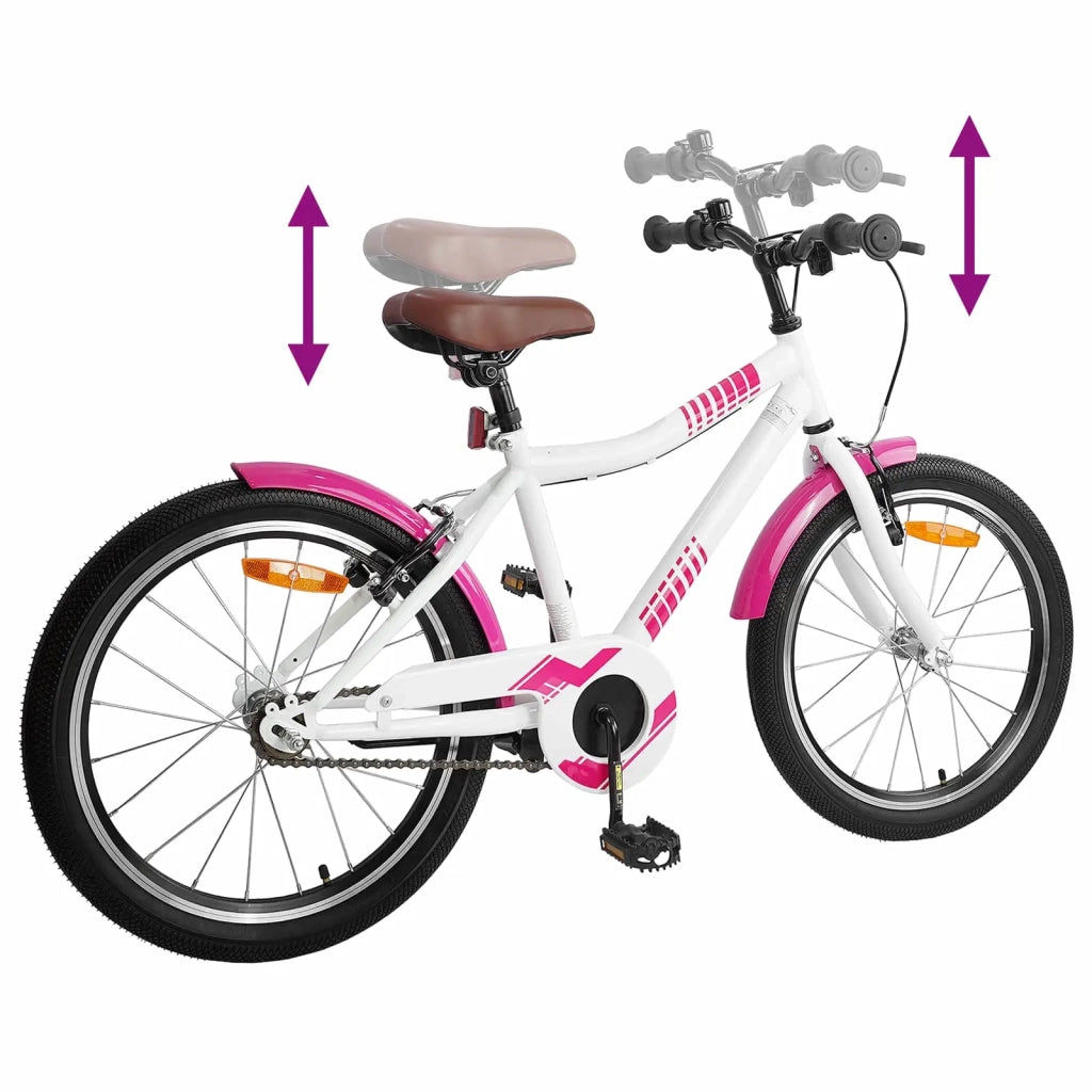 Bicicletta per Bambini 24 Pollici per 8-12 anni Rosa 42009554