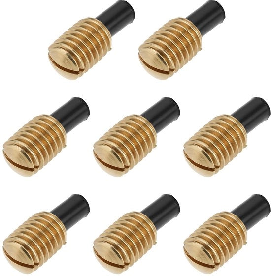 Accessori di riparazione per sassofono - Schroef 4,9x11,1mm - Messing - 8 pezzi - Componenti per sassofono contralto/soprano - Connettori affidabili