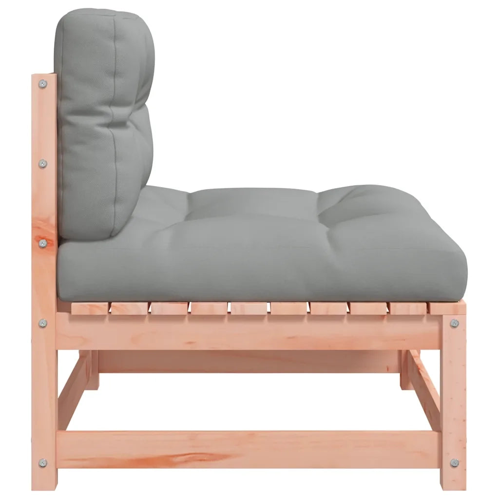 Divano da esterno-Divani Giardino Senza Braccioli con Cuscini 2 pz Legno Douglas 706308