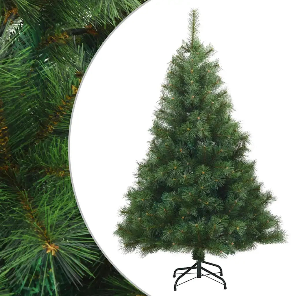 Albero di Natale Artificiale con Rami Pieghevoli Verde 150 cm 42019332