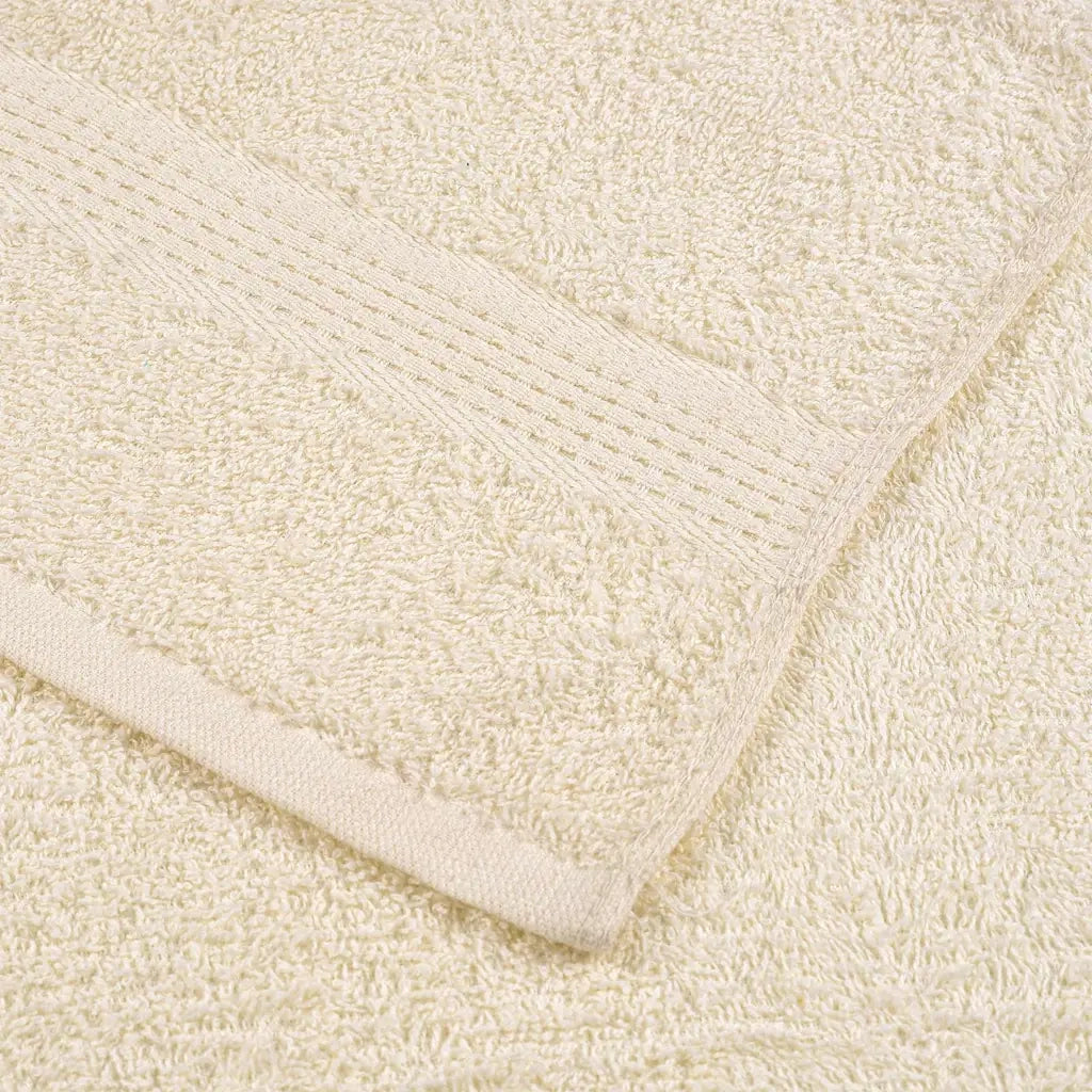 Set di asciugamani 6 pezzi FROGN Crema 360 g/m² 137092