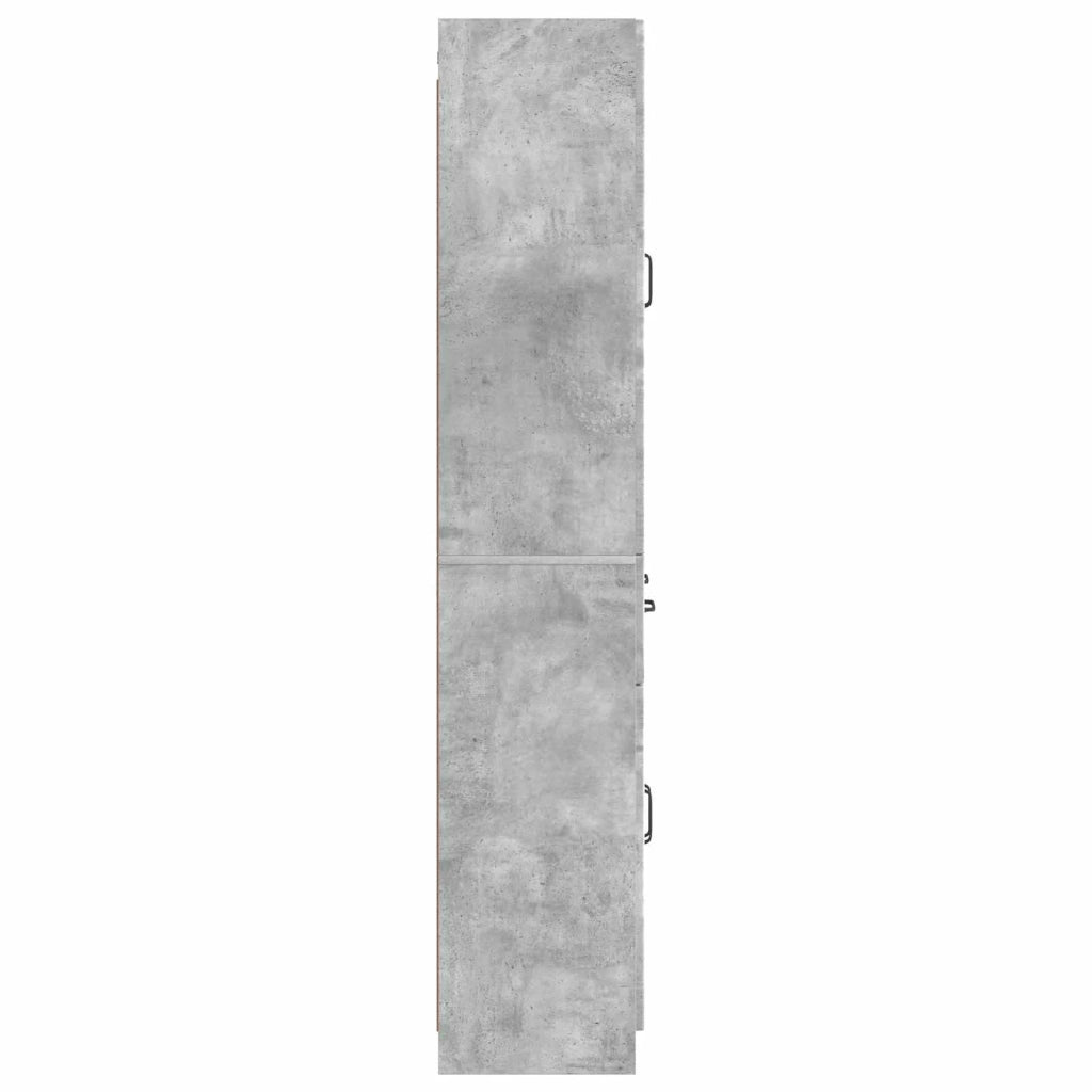 Set di armadi 2 pz Grigio Cemento Legno ingegnerizzato 3416991