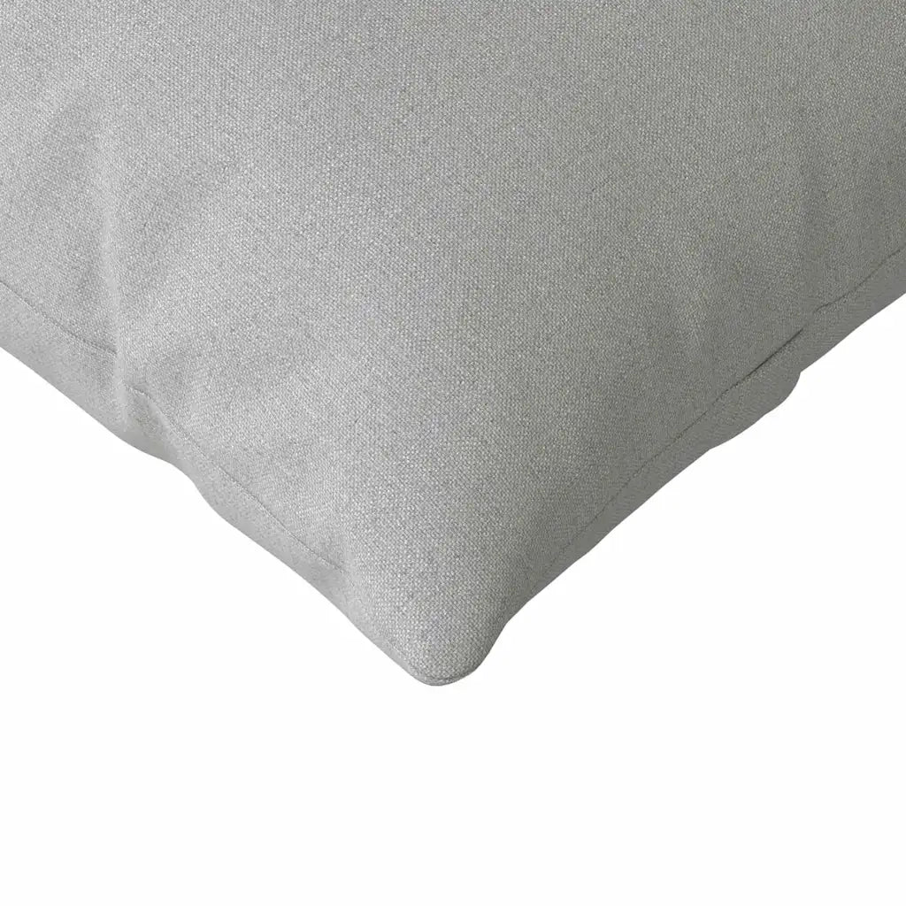 Cuscini da Divano 2 pz-Set di 2 Cuscini per Sofa Grigio Nuvola 200 x 40 cm Tessuto