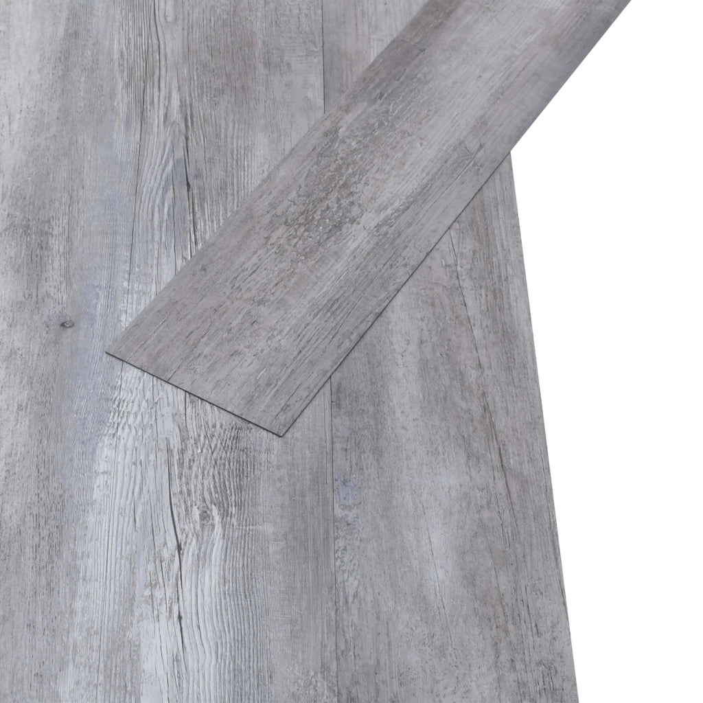Tavole per Pavimenti 2,51 m² 18 pcs PVC Legno grigio opaco 42046441