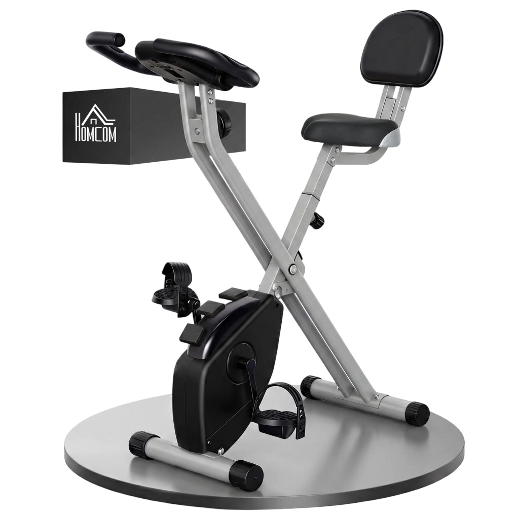Sedia da Allenamento Pieghevole con Schienale ¨C Minimal ¨C Grigio