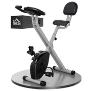 Sedia da Allenamento Pieghevole con Schienale ¨C Minimal ¨C Grigio
