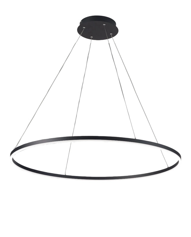 Lampadario a sospensione GIOTTO a led 60W nero 3508-42-101 Fabas Luce