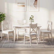 Cuscini per Seduta 4 pcs Bianco 40 x 40 x 3 cm Tessuto 42015200