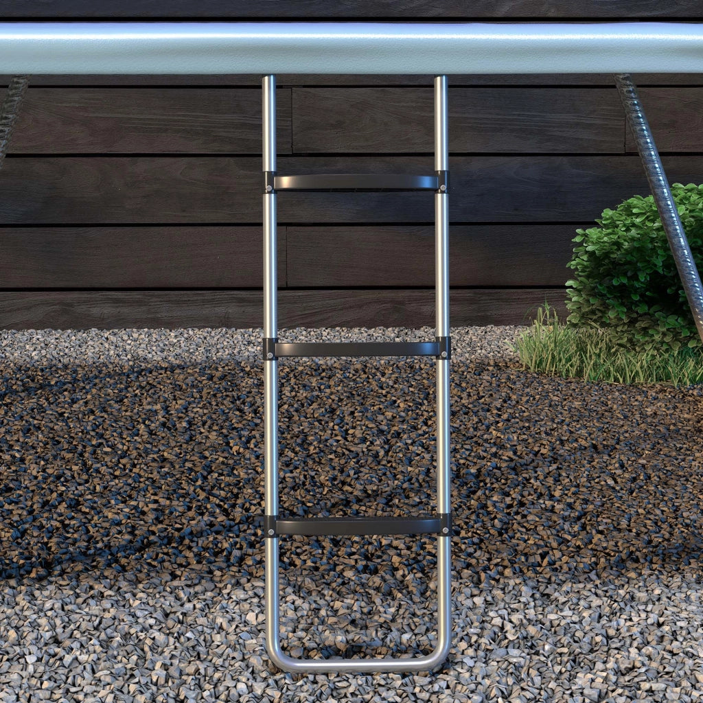 Scala per Trampolino ¨C zephmum ¨C Argento 110x32 cm