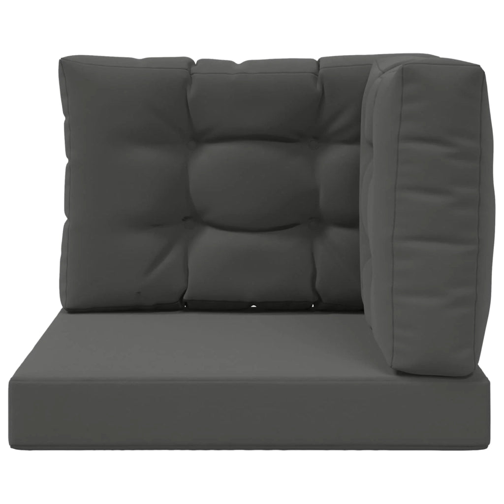 Cuscino per divano da esterno 3 pcs Antracite Poliestere 900761