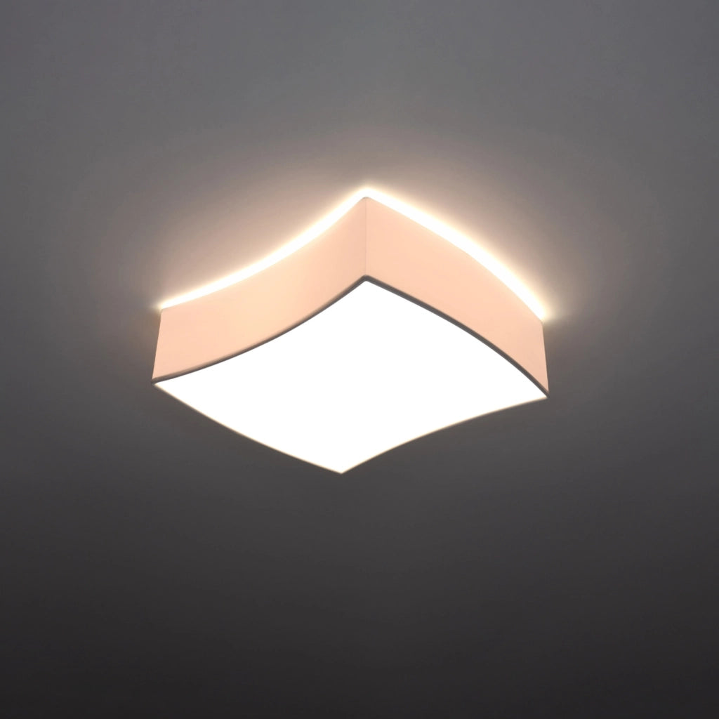 Lampada da soffitto SQUARE 1 bianco