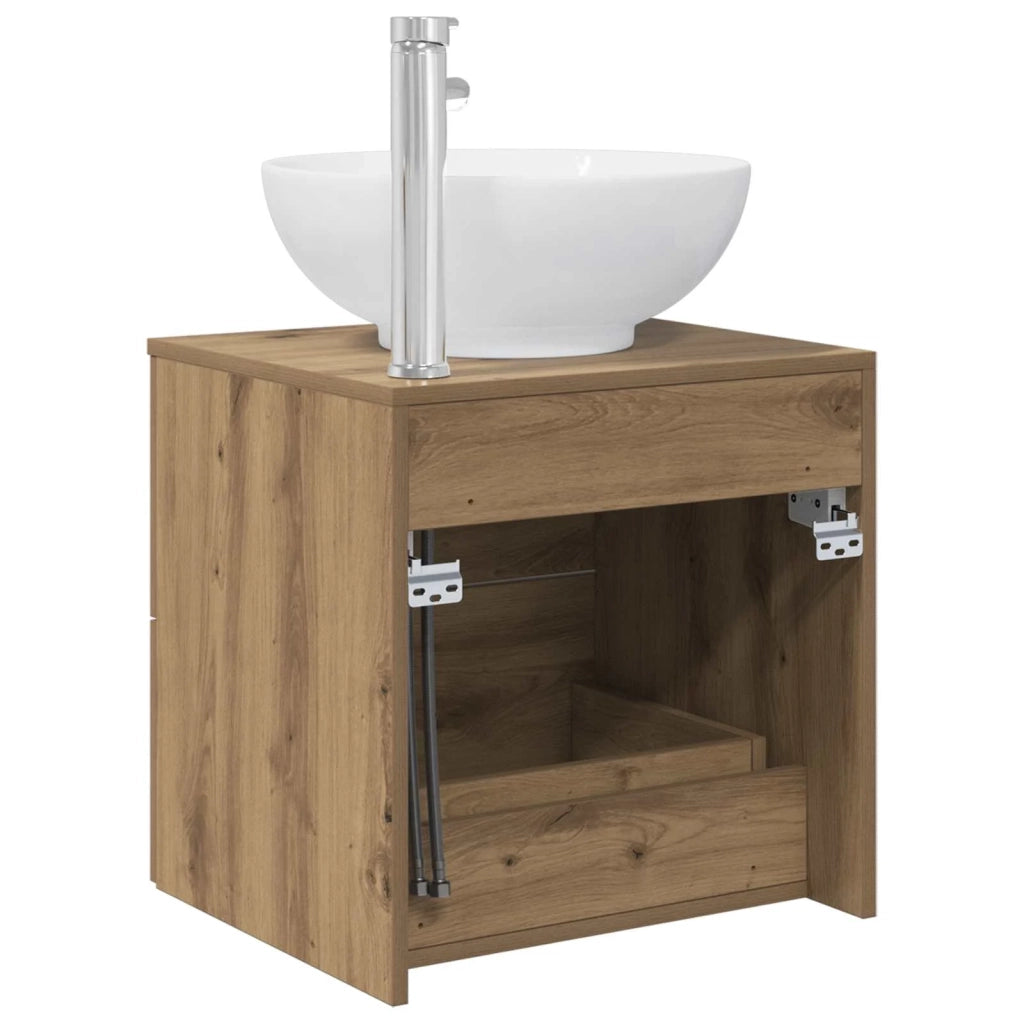 Mobile Lavabo da Parete Rovere Artigianale 890309