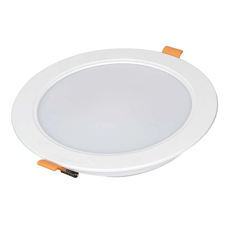 Faretto Led Da Incasso Rotondo 12W 1200LM Neutro 4000K Diametro 145mm Montaggio 2 In 1 Da Plafone e Da Incasso