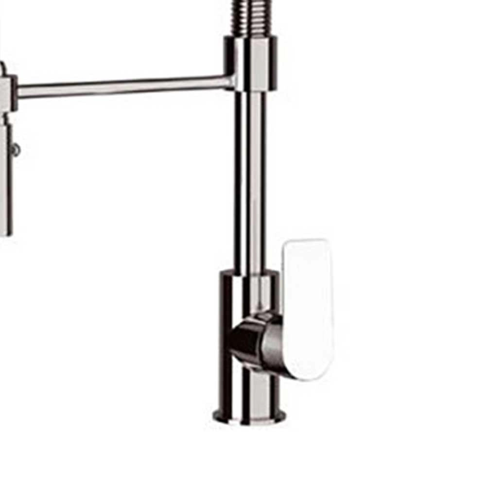 Miscelatore monocomando lavello a molla - serie infinity