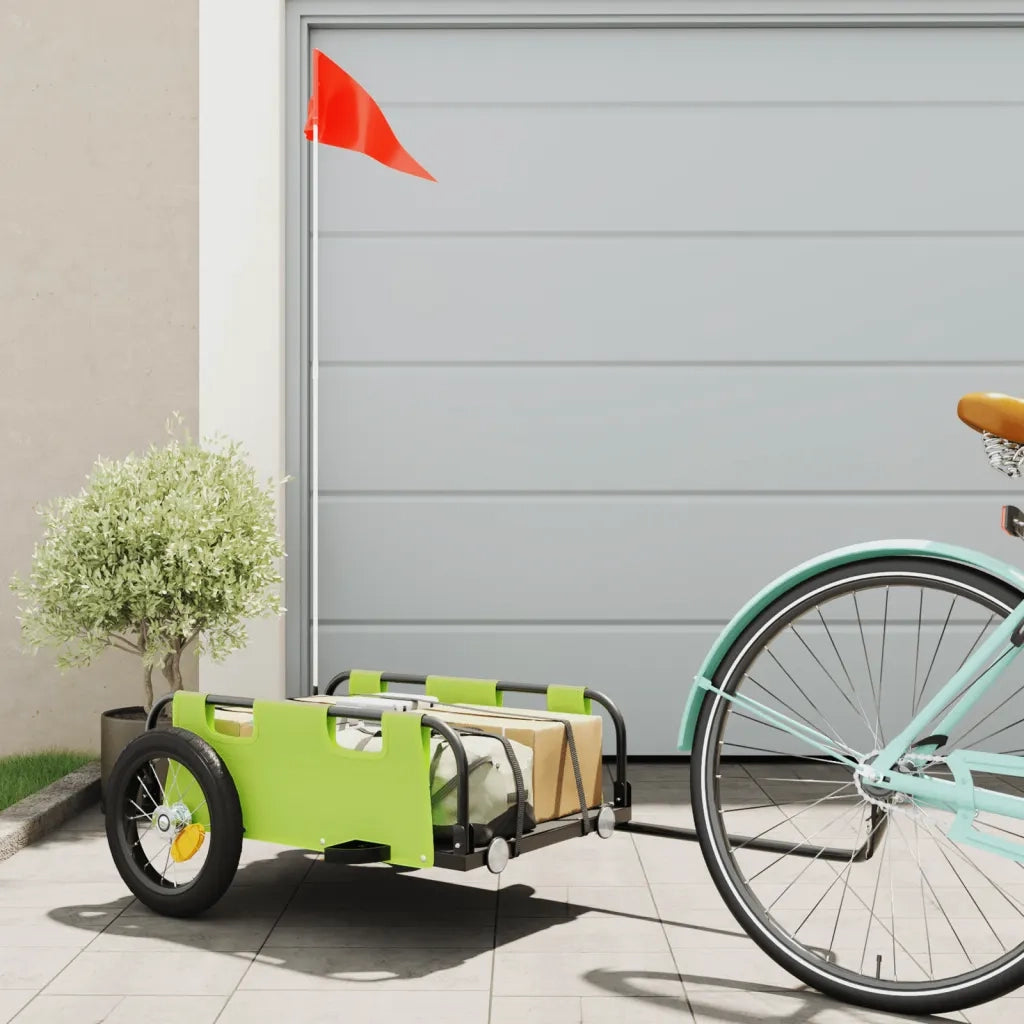 Rimorchio da Bici Verde Oxford e Ferro 94165