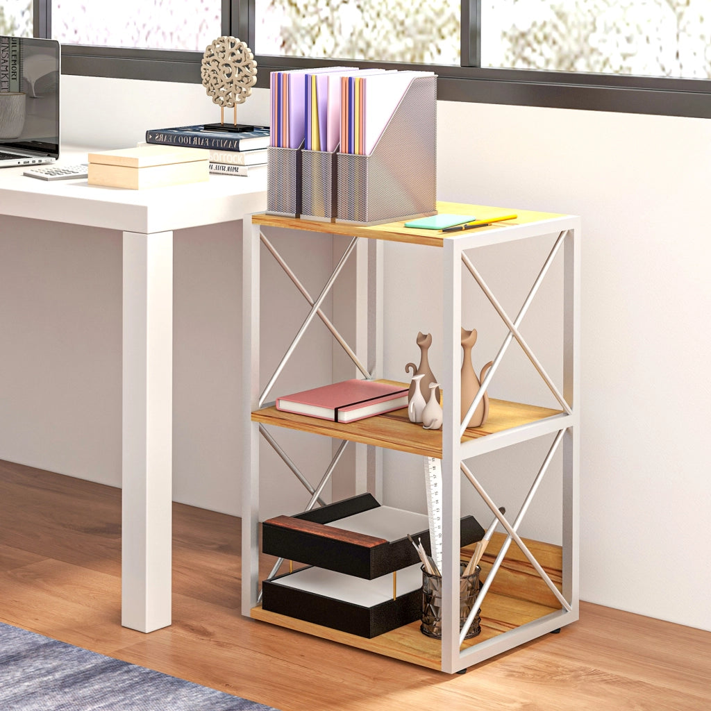 Mobile 3 Ripiani ¨C Minimal ¨C Legno 40x35x72.5cm