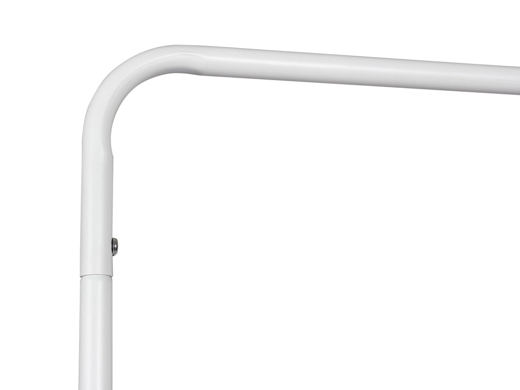 Appendiabiti Hispanohogar effetto e metallo rovere e bianco 170x110x55