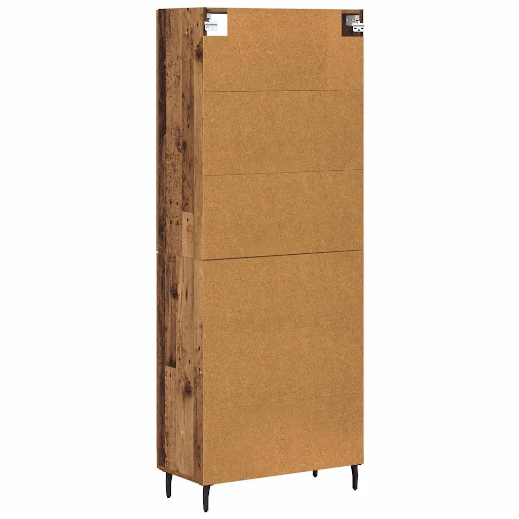 Credenza 2 pcs Legno vecchio Legno multistrato 3403186