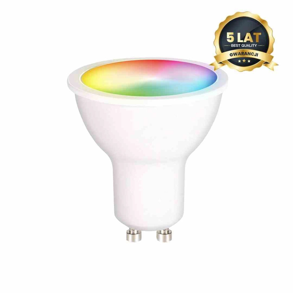 Lampadina LED RGBW GU10 5W smart dimmerabile Eko-Light