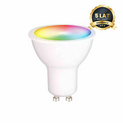 Lampadina LED RGBW GU10 5W smart dimmerabile Eko-Light