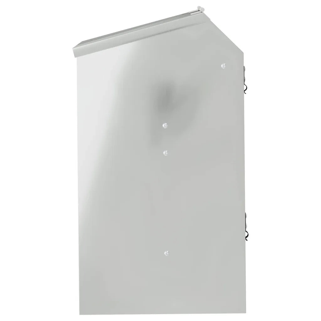 Mangiatore per conigli Argento 64.5 x 25.5 x 45.5 cm 874593