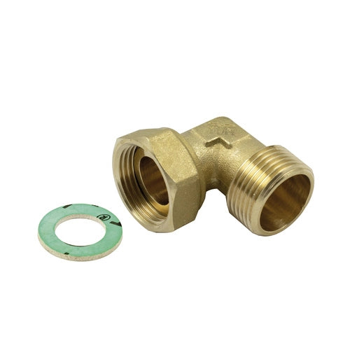 RACCORDO CURVO M-F CON GIRELLO E GUARNIZIONE PIANA- 1x1- TIEMM- pezzi 1