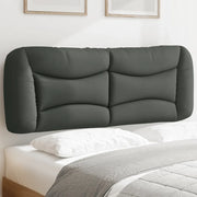 Cuscino Testiera Hvar Grigio Scuro 120 cm in Tessuto 374562