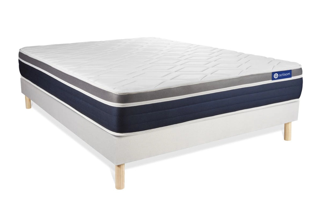 Kit rete e materasso Actimemo confort 120x195cm - Spessore : 26cm- memory foam - Moderatamente rigido