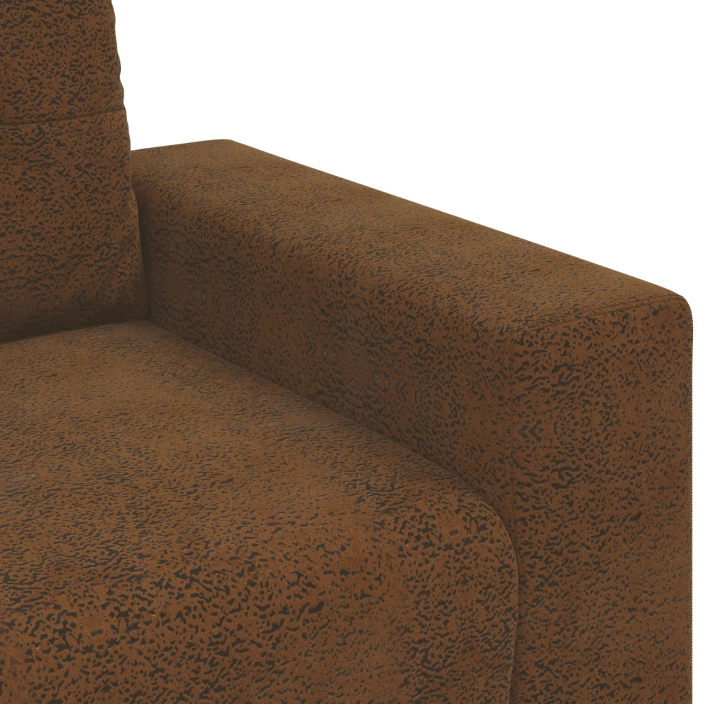 Divano 2 pcs Marrone 221 x 78 x 80 cm Pelle sintetica 3324719
