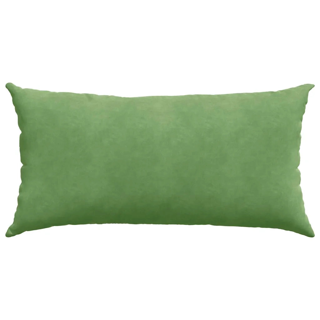 Cuscini da Divano 2 pz-Set di 2 Cuscini per Sofa Verde chiaro 80 x 40 cm