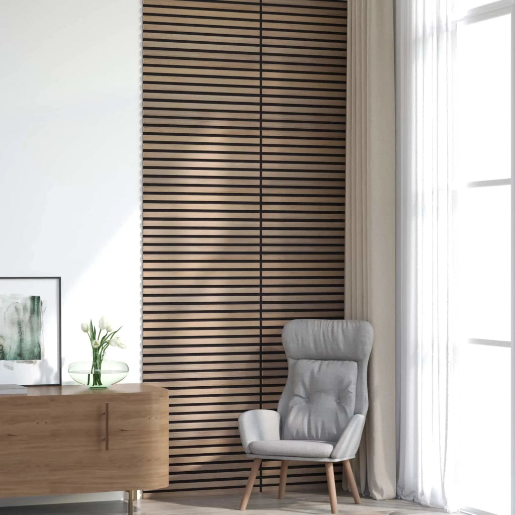 Pannelli da parete 8 pcs Marrone 60,5 x 60 cm 42046453