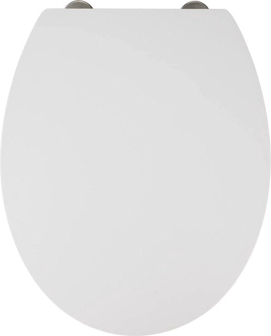 Sedile WC Premium Mora - Bianco, Chiusura Soft e Montaggio Rapido