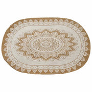 Tappeti per area Naturale con stampa bianca 122 x 183 cm Juta 42010826