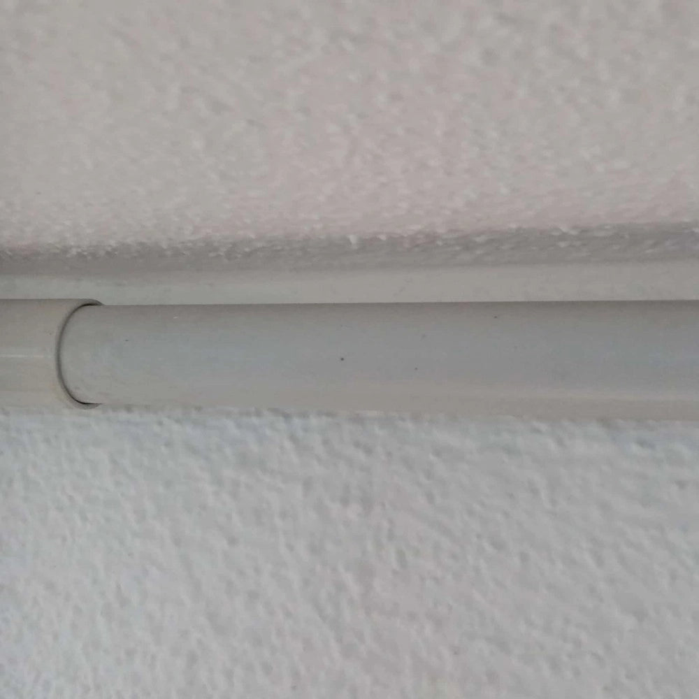 Tubo rigido 16mm x 2 metri per impianti elettrici a parete colore grigio
