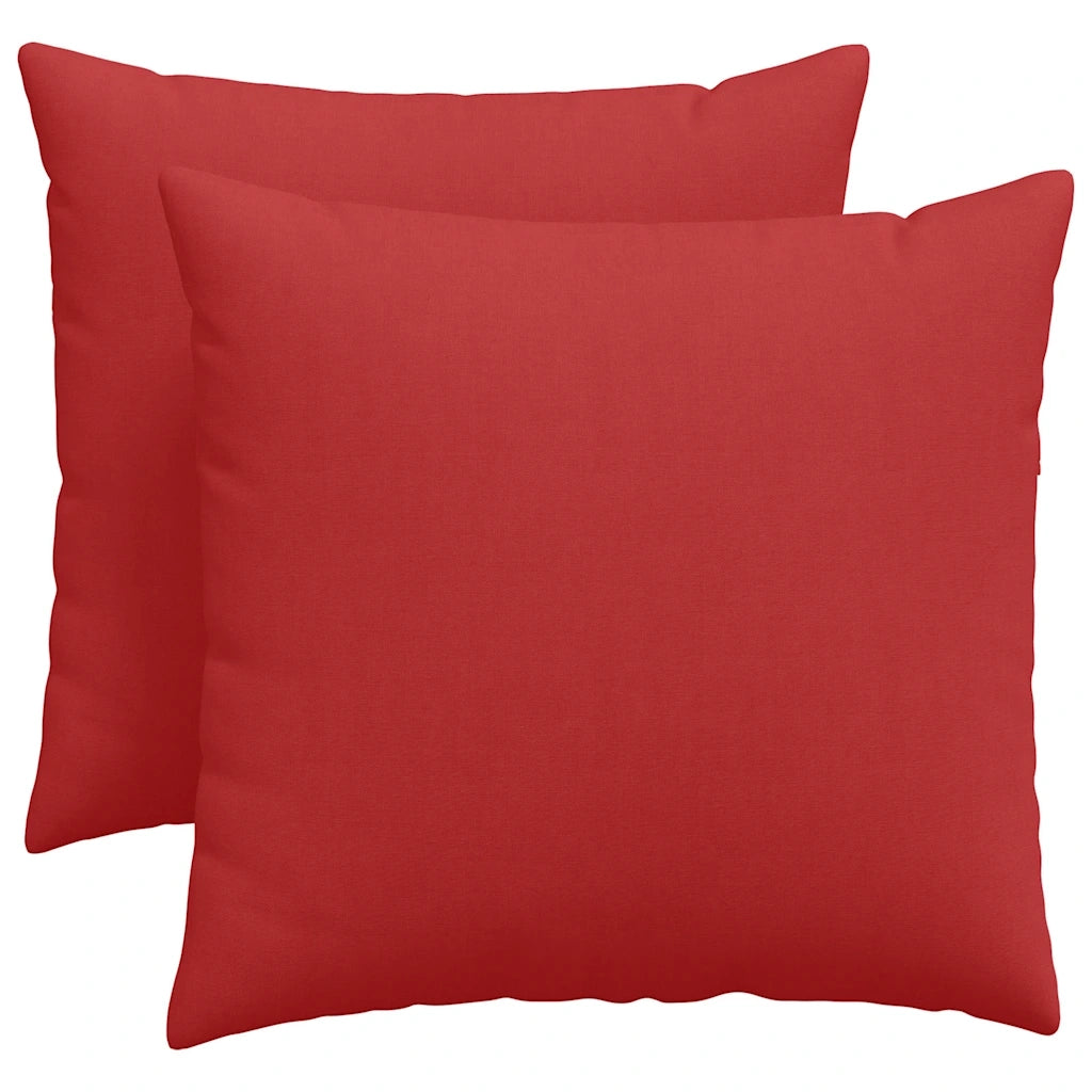 Cuscini da Divano 2 pcs Rosso 50 x 50 cm Tessuto 42013966