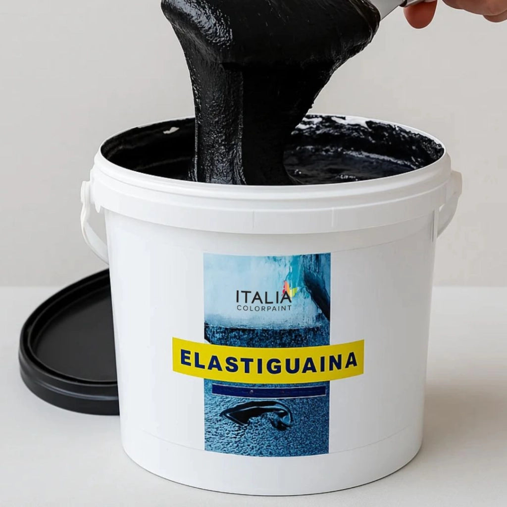 Guaina liquida elastomerica bituminosa per impermeabilizzazione kg 18 italia colorpaint