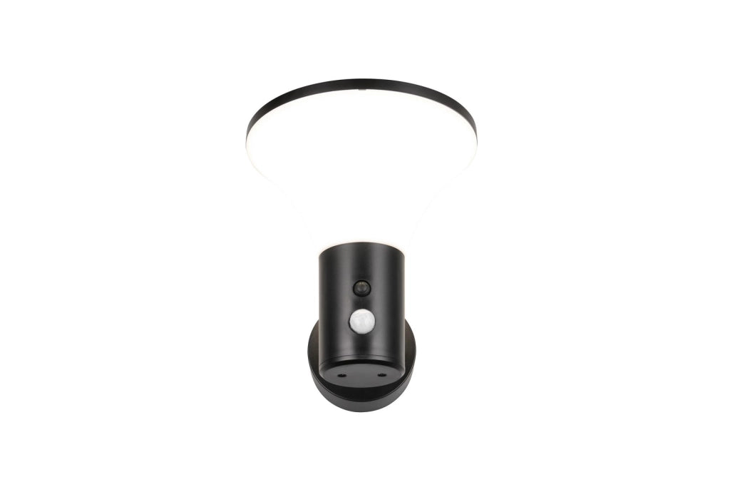 Applique esterna solare ibrida LED IP44 nera GORDA RL
