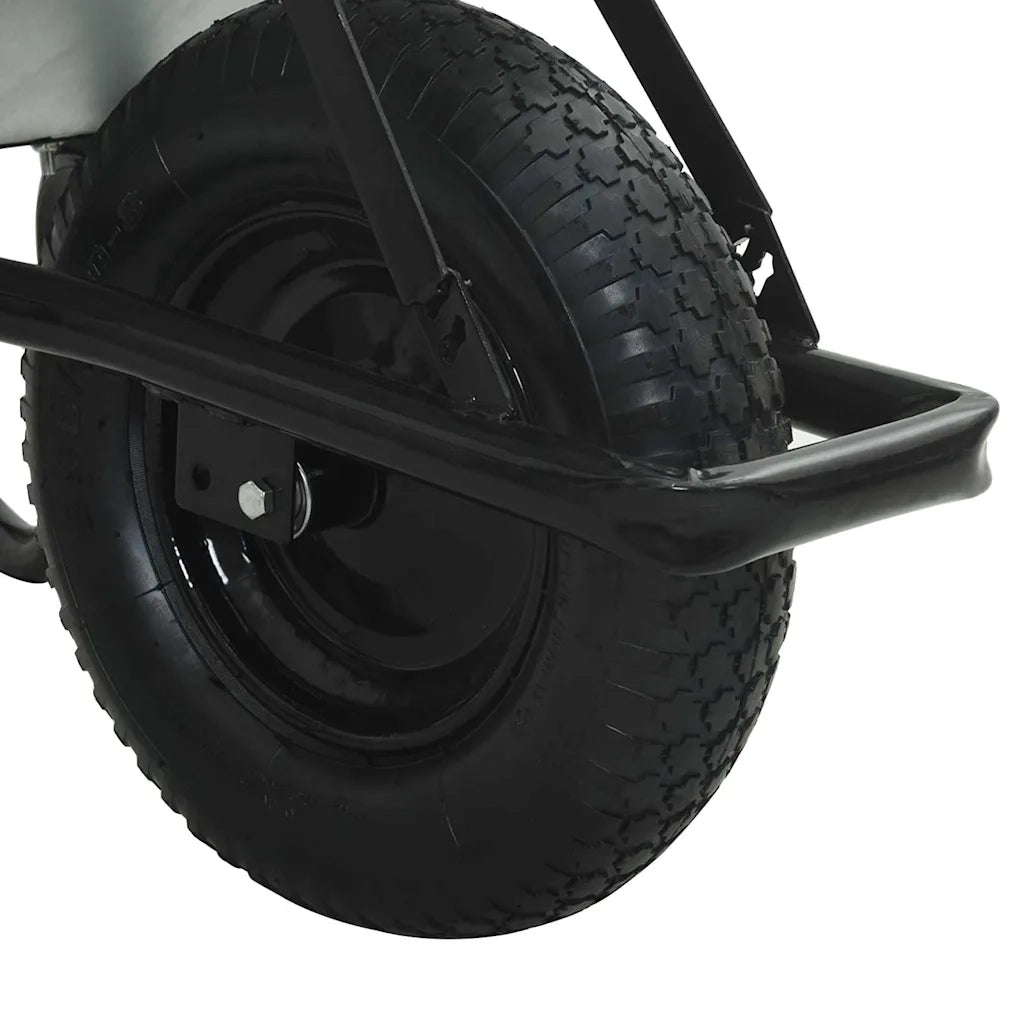 Carriole Argento e Nero 141 x 60 x 57 cm Acciaio 42007973