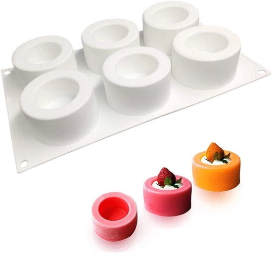 Forma per Torta in Silicone - Resistenente al Lavastoviglie - Antiscorrosione - Multifunzionale per Torta di Formaggio/ Gelatina/ Cioccolato - Grade A - Leggero - Forma per Torta